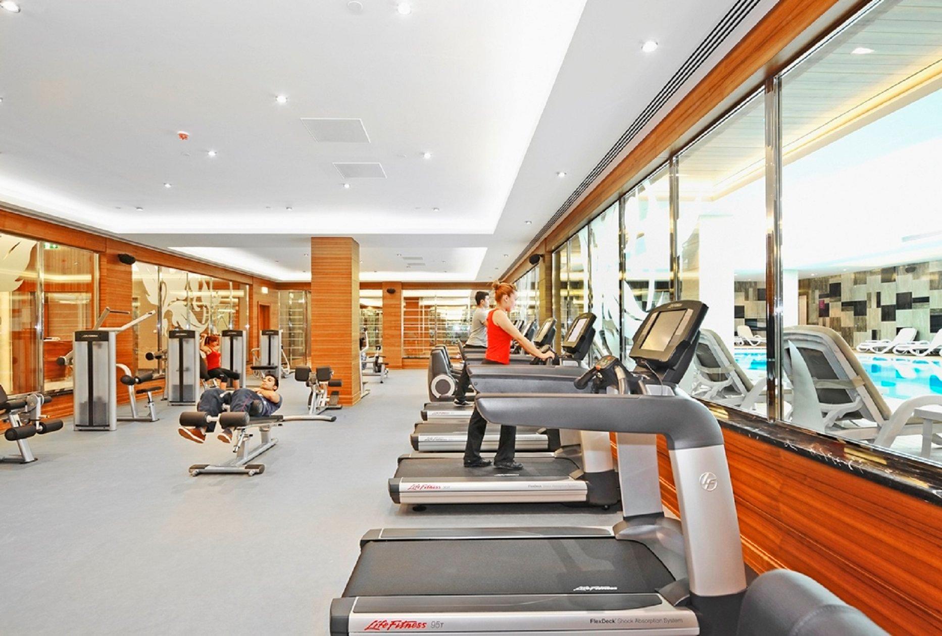 ホテル クラウン プラザ ブルサ コンベンション センター ＆ サーマル スパ エクステリア 写真 The gym at the hotel